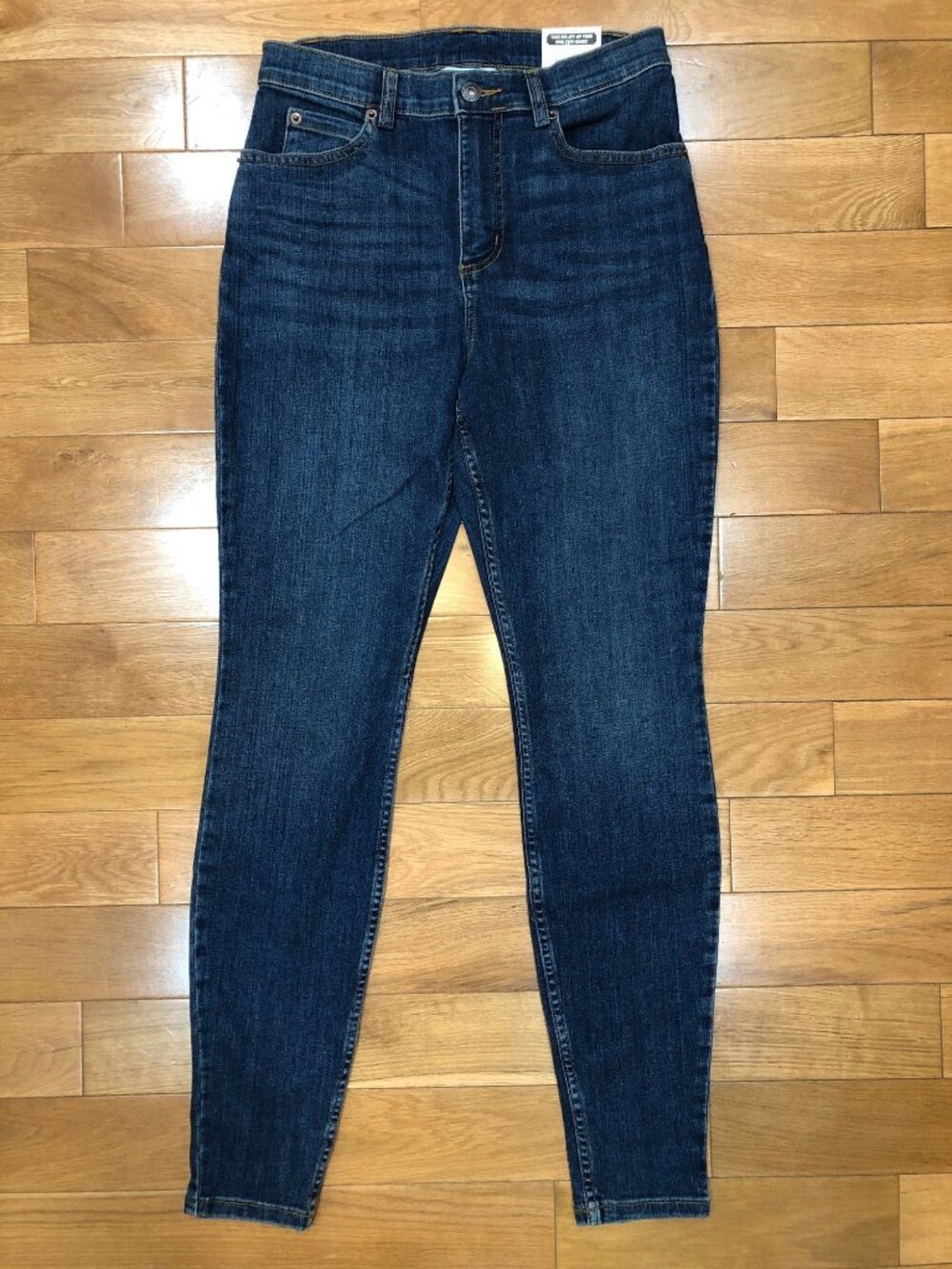 NWT Duluth Trading Daily Denim High Rise Skinny Blue Jeans Size 4
